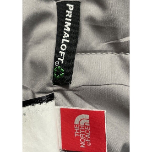 The North Face Small Women’s Puffer Coat Full Zip Jacket Sage Green Primaloft - Picture 7 of 12